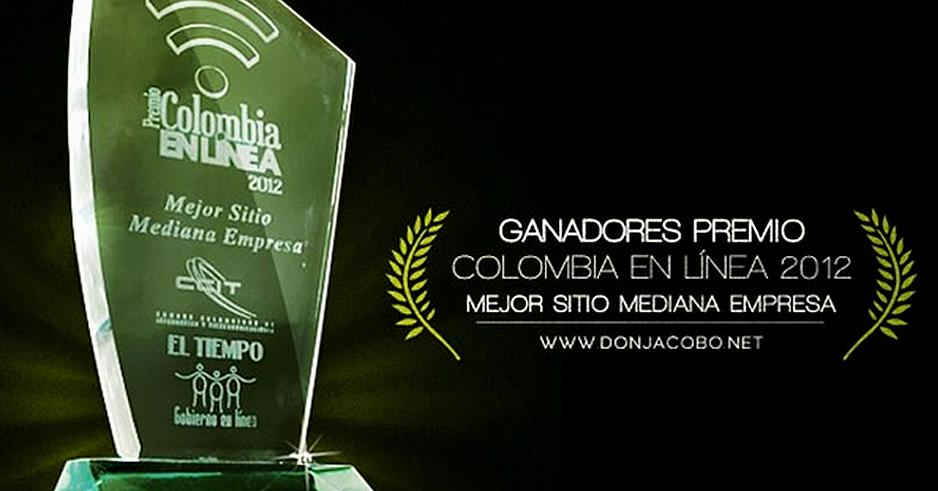 Donjacobo.net ganador premio Colombia en línea 2012